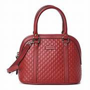 Gucci Dome Satchel - Red - Small