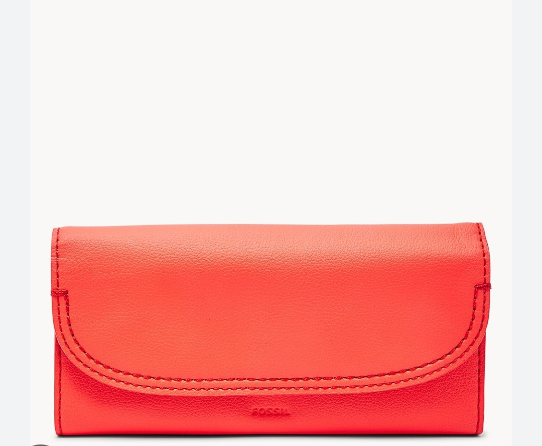 Fossil Women's Wallets - Neon Red - SWL3093634