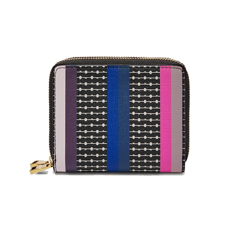 Fossil RFID Mini Multi Colorful Stripes Wallet SL7757875