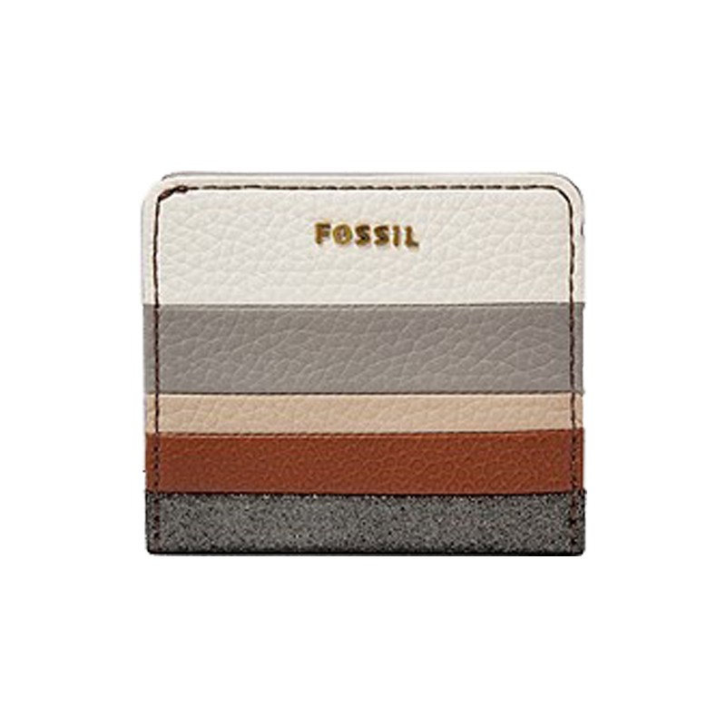 Fossil Madison Bifold Neutral Stripe Wallet SWL3020558