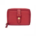 Fossil Fiona Poppy Red Zip Coin Wallet SL7702621