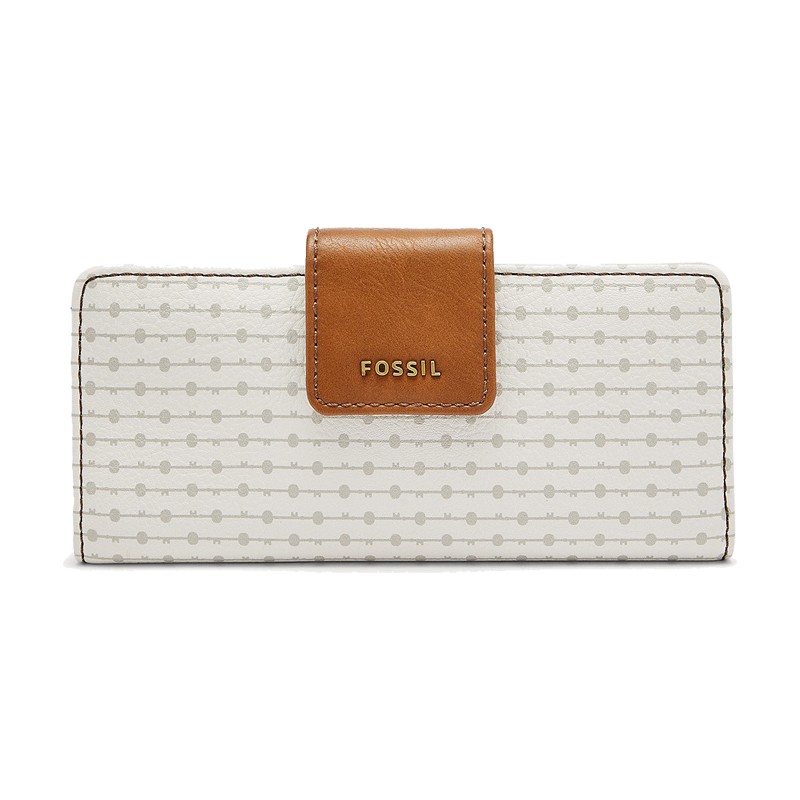 Fossil Madison Slim Clutch Bone/ Brown SWL1885103