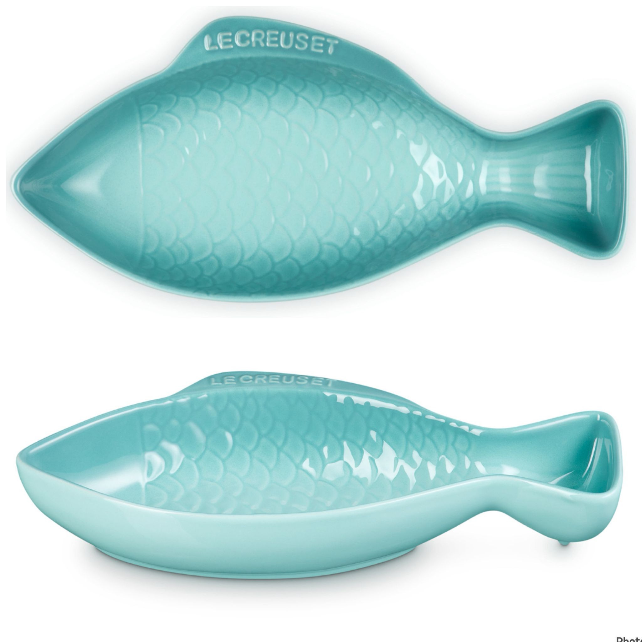 Le Creuset Fish Dish - Sage - Medium 26.8 x 12.6 x 4.7 cm