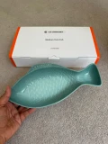 Le Creuset Fish Dish - Sage - Medium 26.8 x 12.6 x 4.7 cm
