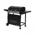 George Foreman 4 Burner Gas Barbecue - Black - GFGBBQ4B