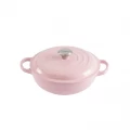Le Creuset Signature Marmite / Round Stew Pot - Chiffon Pink - 22cm