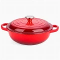 Le Creuset Signature Marmite / Round Stew Pot - Cerise - 22cm