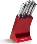 Morphy Richards Accents 46291 Knife Block - Red - 5 Pieces