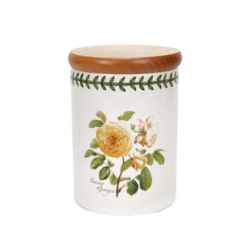 Portmeirion Botanic Roses Airtight Jar - Teasing Georgia - 5.5 inch