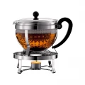 Bodum K11143-16 Chambord Set - silver/black - 1.3L