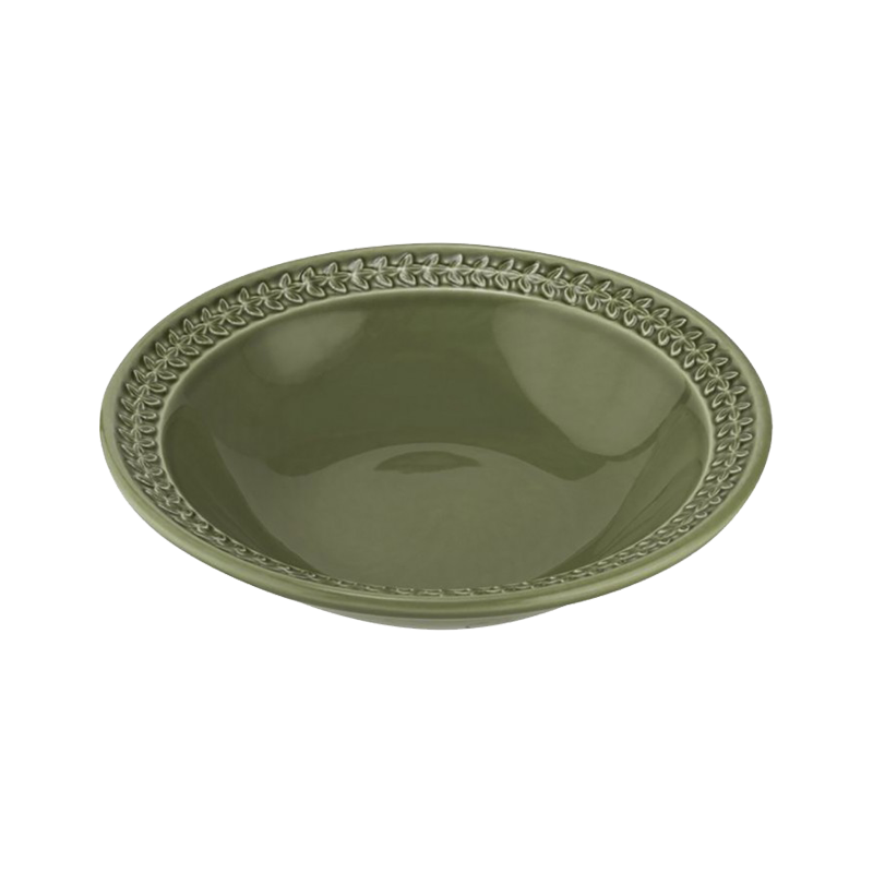 Portmeirion Botanic Garden Harmony Seconds Pasta Bowl - Moss Green - 23 cm