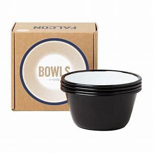 Falcon Bowls - Coal Black - Set of 4