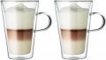 Bodum Canteen Double Wall Glass Set, Mouth Blown Borosilicate Glass - 0.4 L- Clear - Set of 2