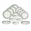 Spode Ruskin House Set - Green - Set Of 12 / RU8735B