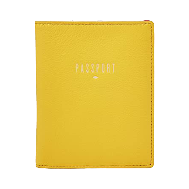 Fossil RFID Passport Case - Bright Lemon