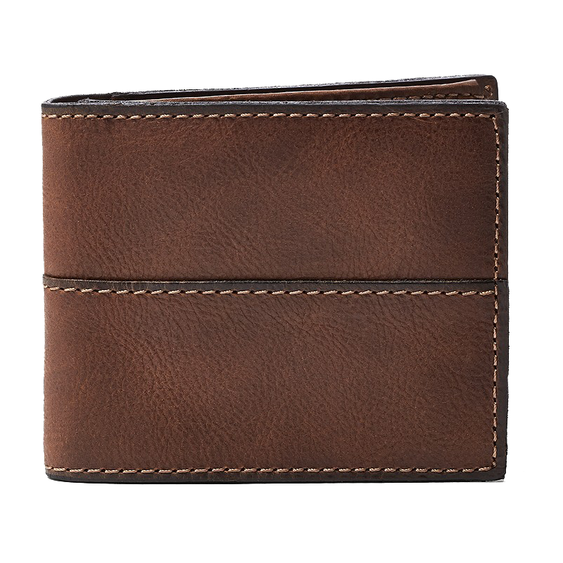 Fossil Ethan Traveler Wallet - Dark Brown