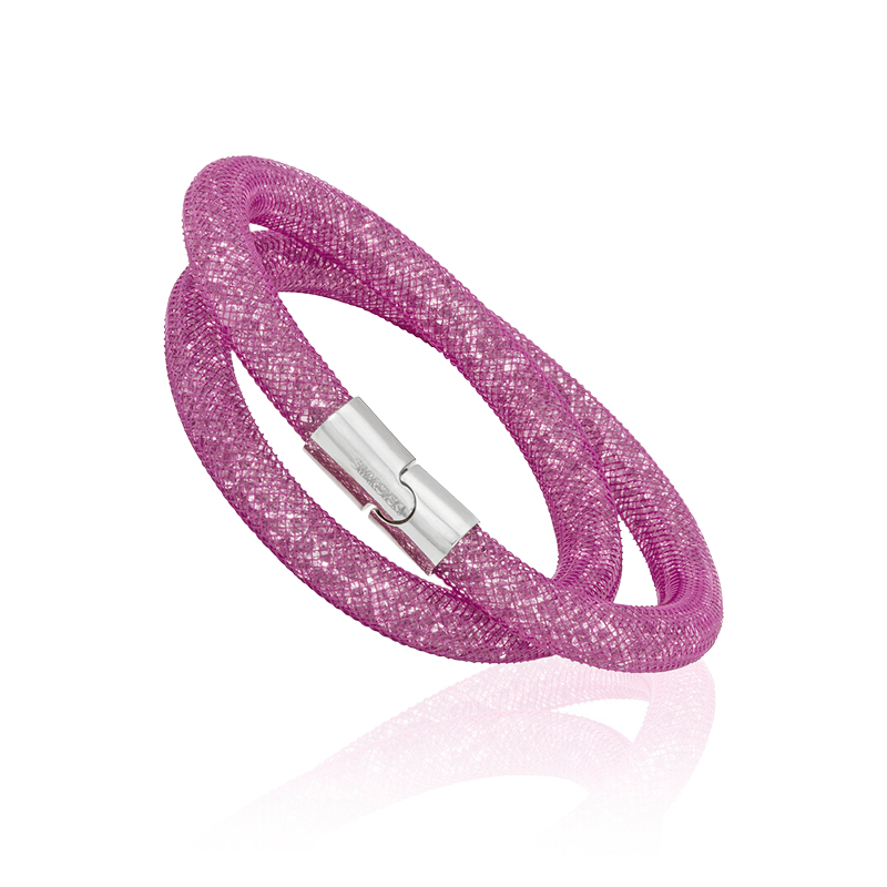 Crystal 2 in wide Ballroom Bracelet in Fuchsia pink – Ballroom Jewels