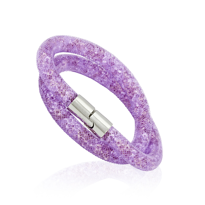 Swarovski Stardust Bracelet - Purple - 40 Cm - 5120044