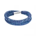 Swarovski Double Tube Bracelet - Multi Blue - 40 Cm - 5189759