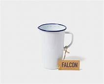 Falcon Jug - White - 2 pint