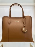 Furla Vittoria Satchel - Cognac - Small