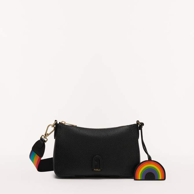 Furla Atena Crossbody - Nero/Multicolo - Small