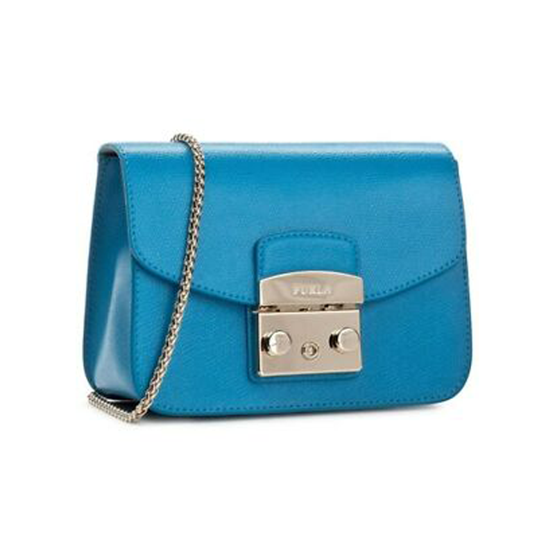 AzuraMart Furla Metropolis Crossbody Ceruleo Blue One Size