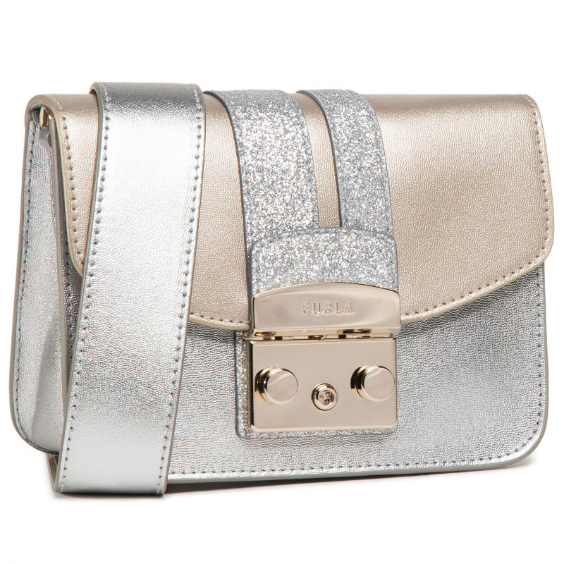 Furla Metropolis Crossbody - Silver