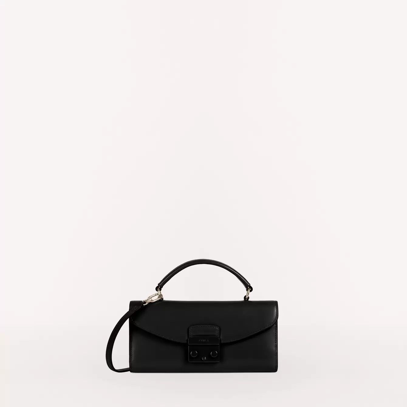 Furla Metropolis Wallet Crossbody - Nero / Black - One Size