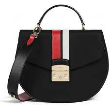 Furla Metropolis Crossbody - Nero/Ruby/Talco - Large