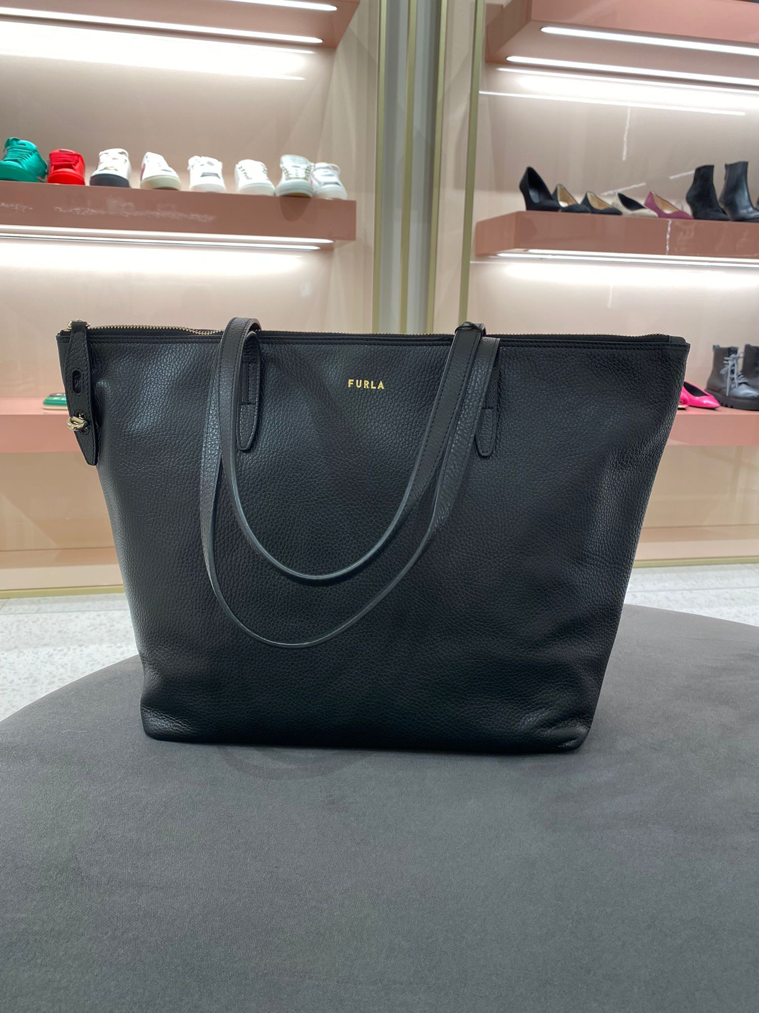 Furla Net Tote - Nero / Black - 44 x 32 x 10 cm