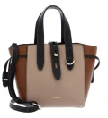 Furla Net Hobo with long strap - Creige/Cognac - Mini