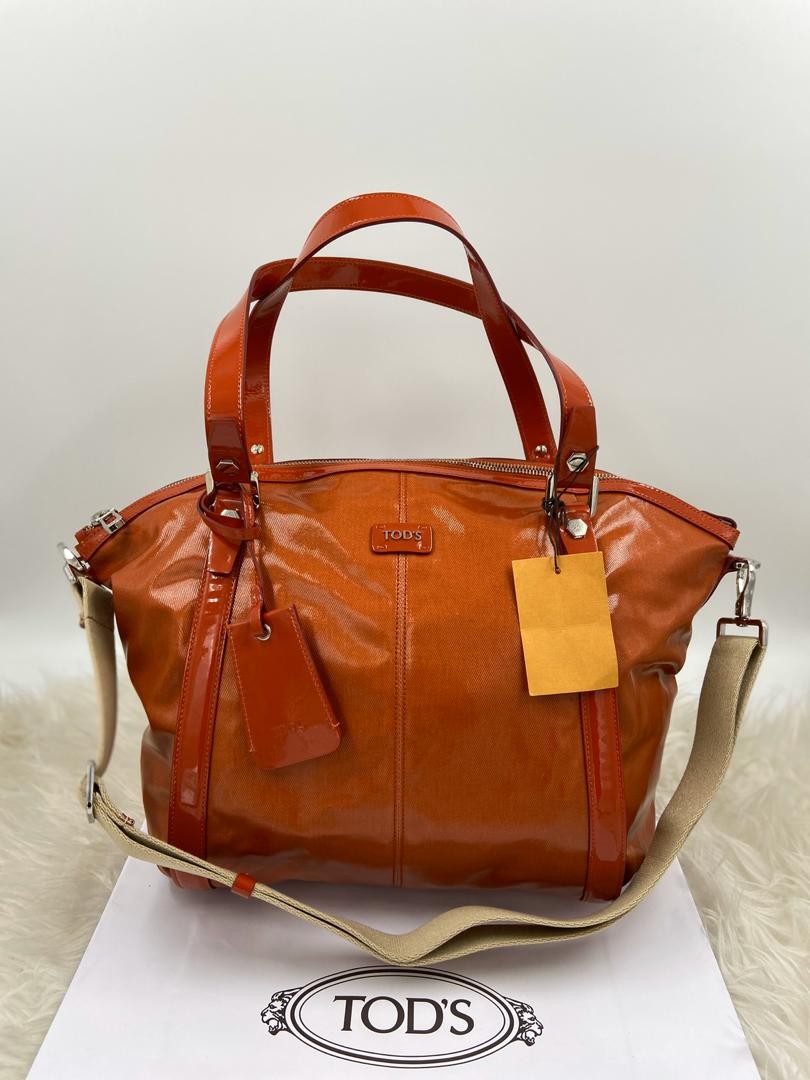 Tod's Bauletto Medio - Orange Brown - One Size