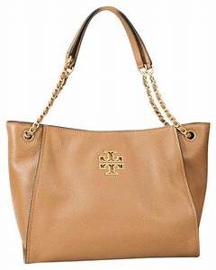 AzuraMart - Tory Burch Britten Slouchy Tote - Bark - One Size 73503