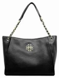 Tory Burch Britten Slouchy Tote - Black - One Size 73503