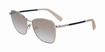 Longchamp Sunglasses - Gold/Blue - 55 mm 55037LUMD16