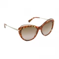 Longchamp Cat Eye Sunglasses - Brown Multi - 55 mm - LO617S 55018LUAD51
