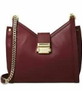 Michael Kors Whitney Chain Shoulder Tote 30H8GWHE0L - Oxblood - Small