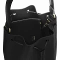 Furla Block Bucket Bag - Nero / Black - Medium With Long Strap