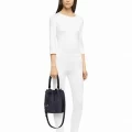 Furla Block Bucket Bag - Oceano - Medium With Long Strap