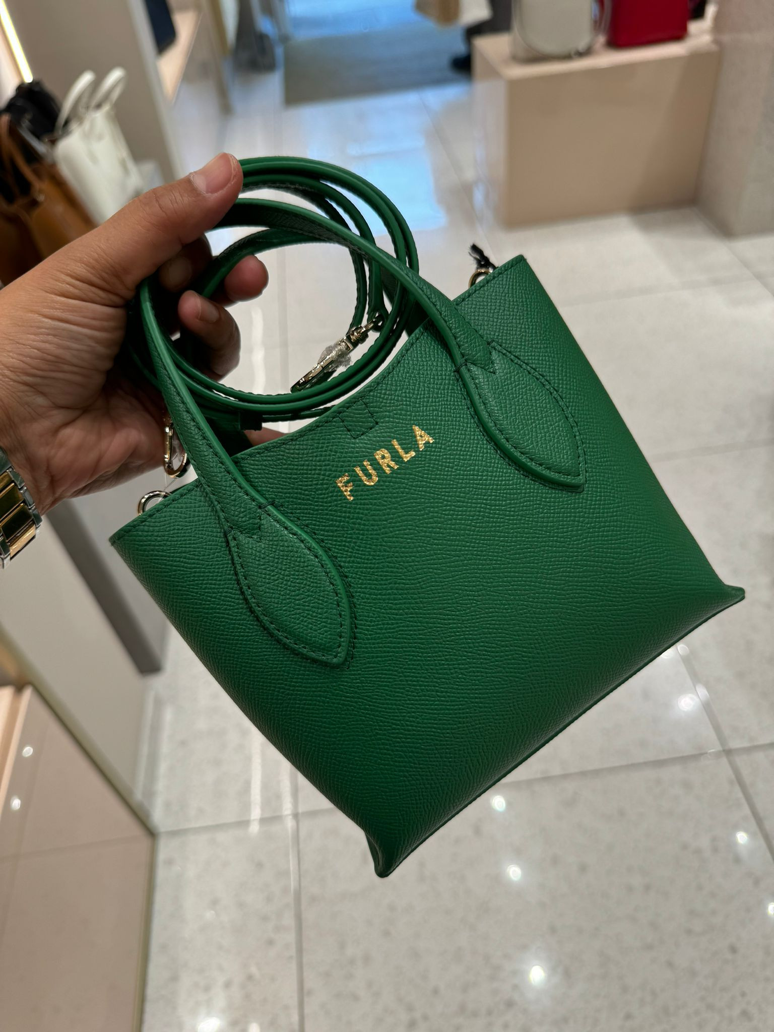 Furla Era Crossbody - Cilantro Green - One Size