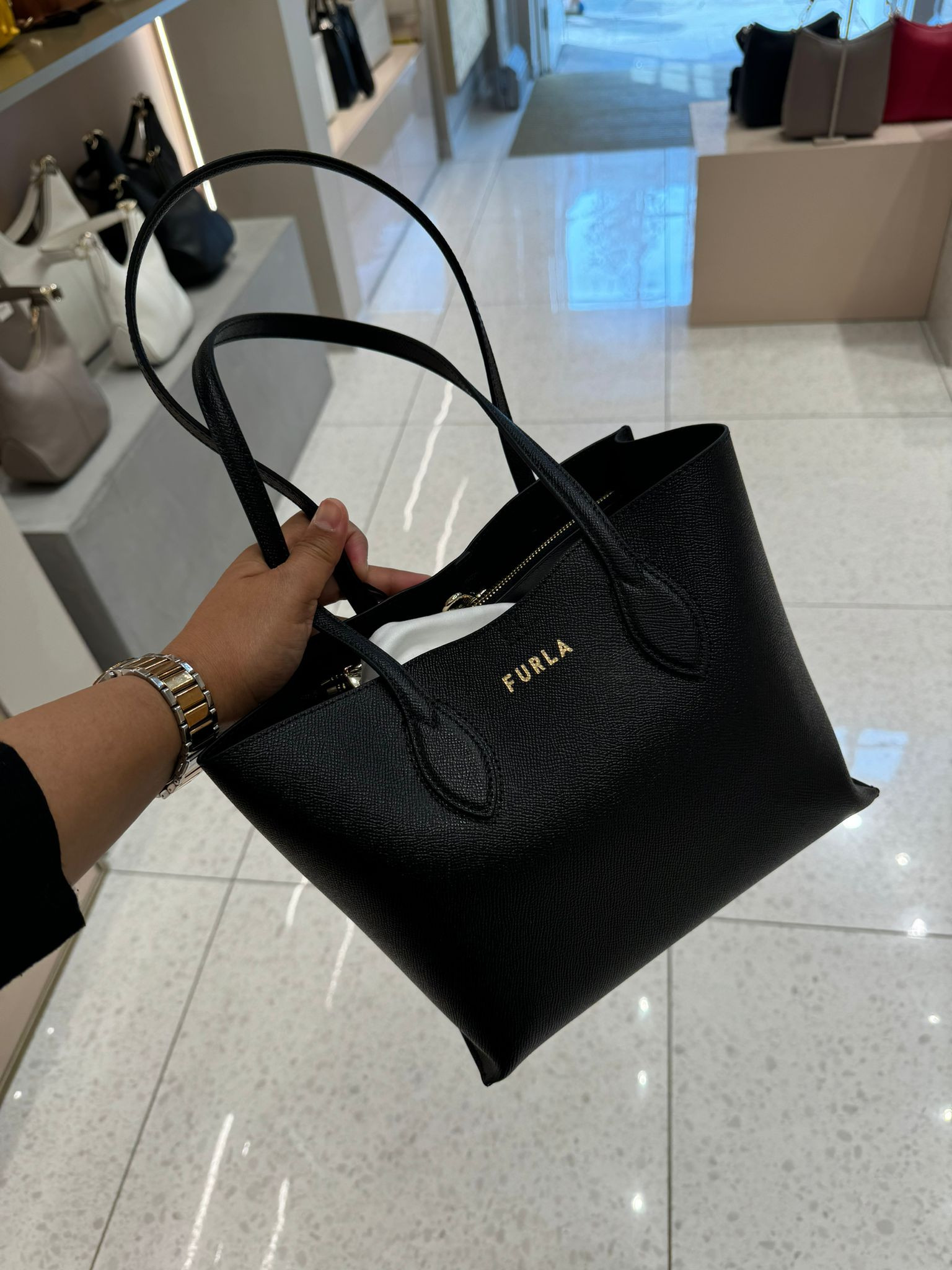 Furla Era Tote Bag - Nero / Black - BX0306