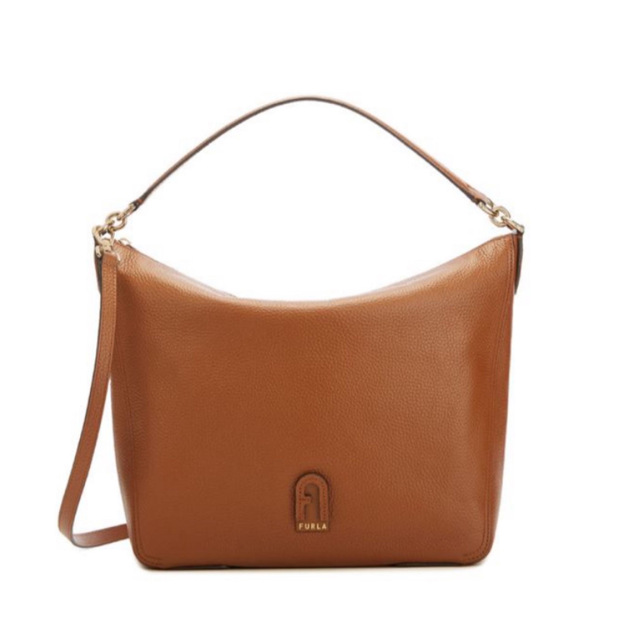 Furla Atena Hobo - Cognac - Large