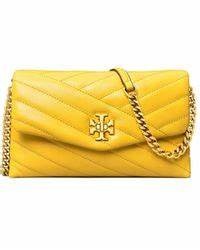 Tory Burch Kira Chevron Chain Crossbody - Limone - Small