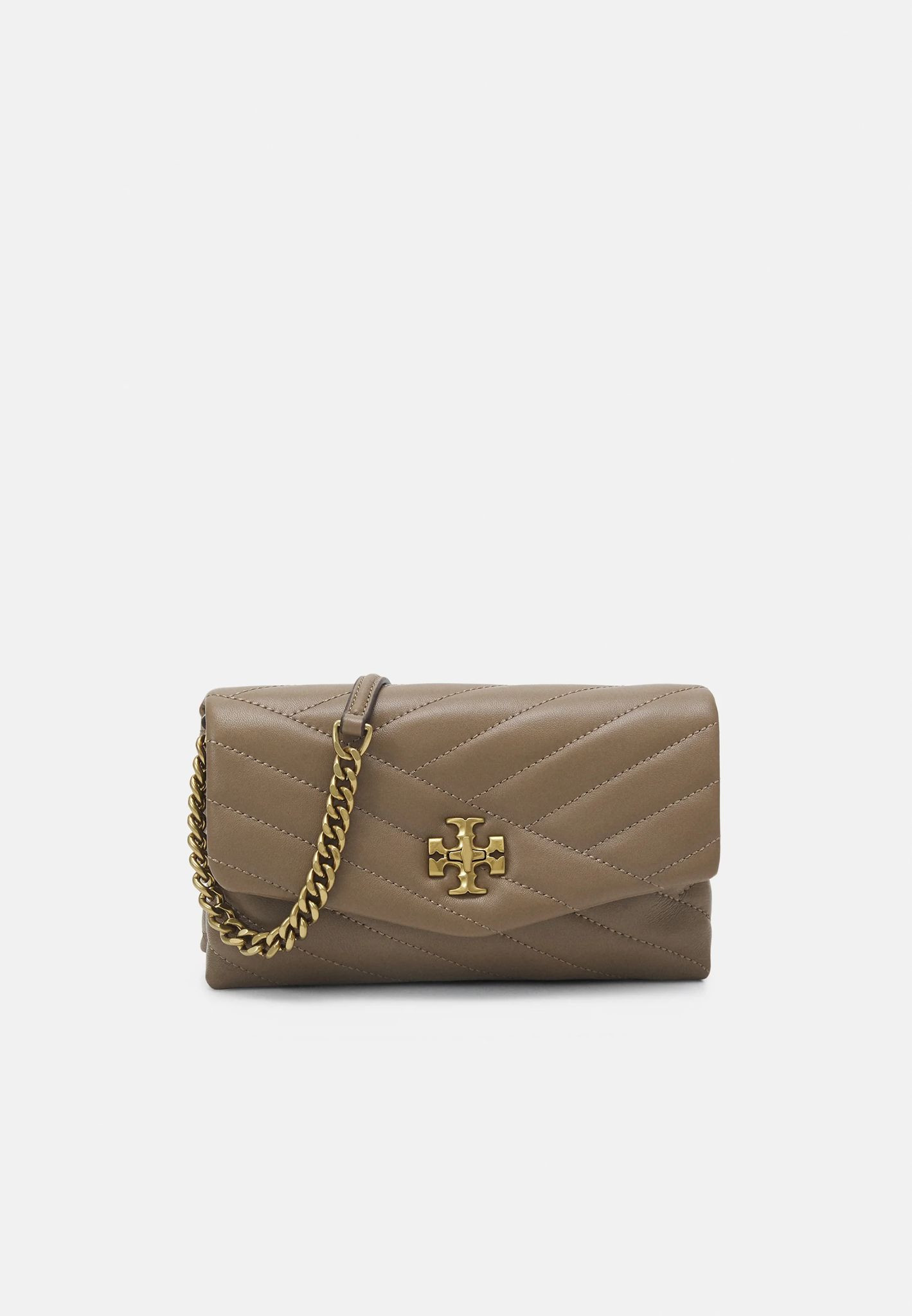 Tory Burch Kira Chevron Chain Crossbody - Sandpiper - One Size / 90343