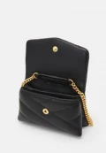 Tory Burch Kira Chevron Chain Crossbody - Black - Nano 75608