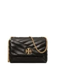 Tory Burch Kira Chevron Chain Crossbody - Black - Mini