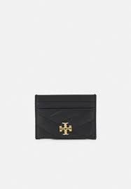 Tory Burch Kira Chevron Card Case - Black - One Size