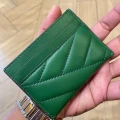 Tory Burch Kira Chevron Card Case - Arugula - One Size / 56815