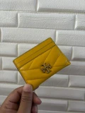 Tory Burch Kira Chevron Card Case - Goldfinch - One Size 56815